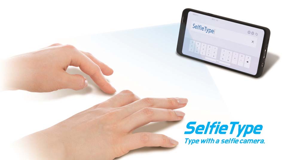 Bàn phím ảo SelfieType samsung