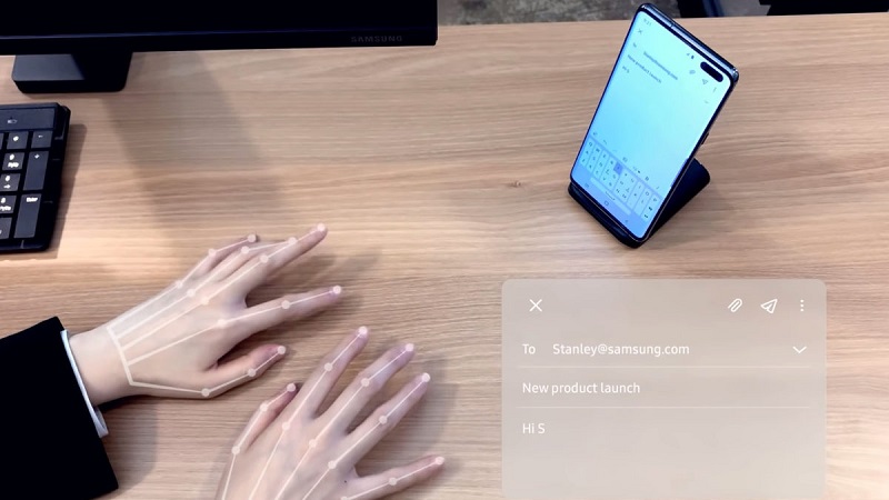 Bàn phím ảo SelfieType samsung