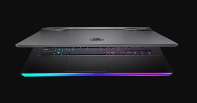 MSI GE66 Raider với thiết kế Panoramic Aurora Lighting rất bắt mắt