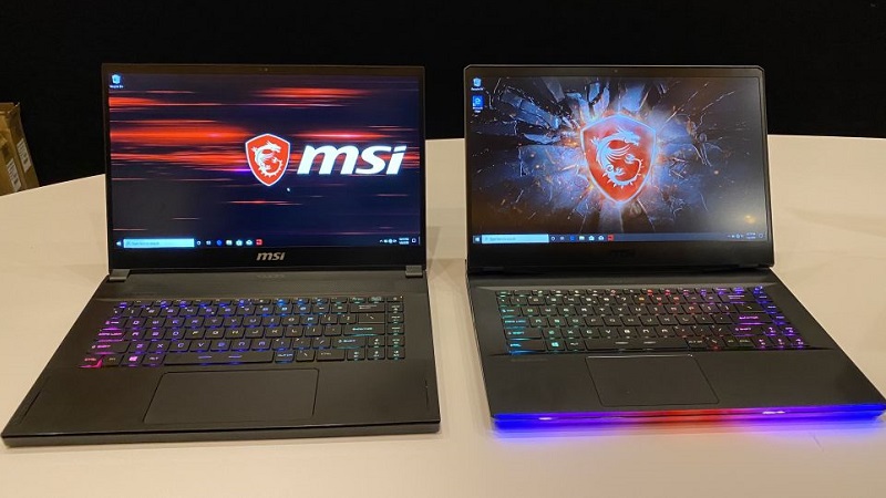 MSI GS66 Stealth (trái) và MSI GS66 Raider (phải)