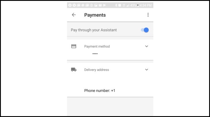 Cách thiết lập kiểm soát phụ huynh để quản lý con cái trên Google Home > Tắt tính năng thanh toán bằng trợ lí ảo