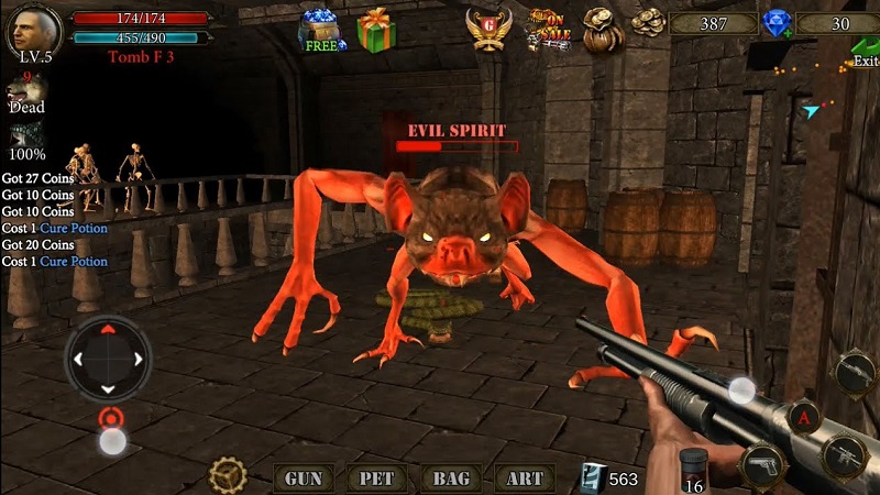 Hình ảnh trong game Dungeon Shooter: The Forgotten Temple Hình ảnh trong game Dungeon Shooter: The Forgotten Temple
