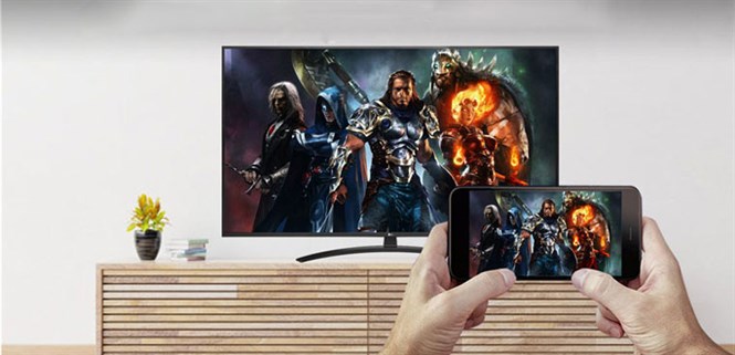 Cách chiếu màn hình điện thoại lên Smart tivi LG 2019