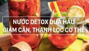 Cách làm nước detox dưa hấu giúp giảm cân và thanh lọc cơ thể