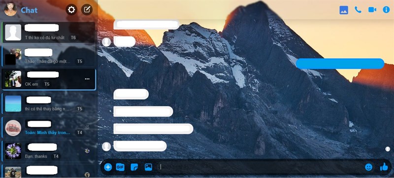 Cách đổi hình nền tin nhắn Messenger trên điện thoại máy tính cực dễ