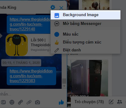 Theo dõi hướng dẫn đổi màu nền messenger trên máy tính để mang lại nhiều sự mới mẻ và trải nghiệm thú vị cho giao diện của bạn. Bạn có thể thay đổi màu sắc của nền messenger để thể hiện phong cách riêng của mình, từ màu sáng đến màu tối, từ màu trầm đến màu sặc sỡ. Cùng đổi màu nền messenger trên máy tính để có một màn hình chat độc đáo và thu hút!