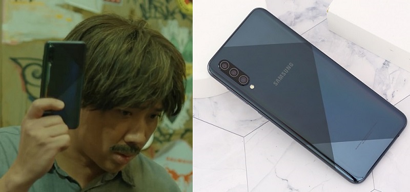 Galaxy A50s xuất hiện trong web drama 'Bố già'