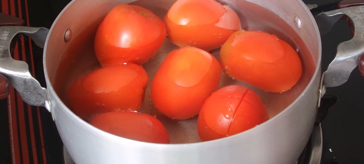 Bước 2 Xay cà chua Tương cà