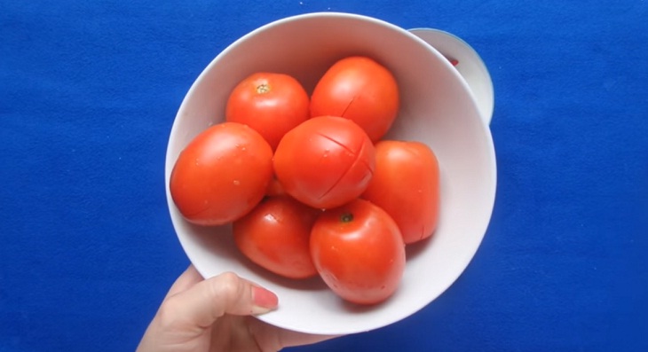 Bước 1 Sơ chế nguyên liệu Tương cà