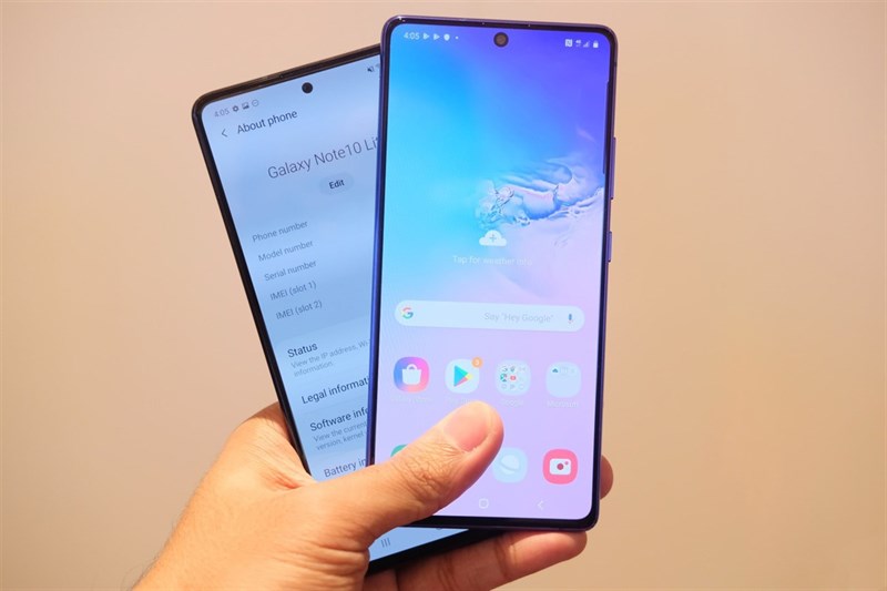 khác biệt giữa s10 lite và note 10 lite