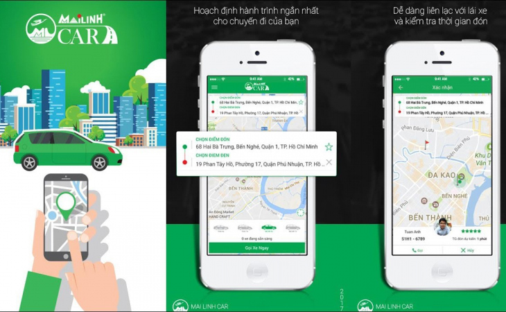 7 ứng dụng gọi xe công nghệ phổ biến nhất tại Việt Nam | cập nhật 2020 > Ứng dụng của Mai Linh