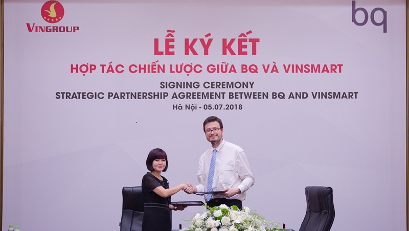 Ký kết hợp tác Vsmart - BQ