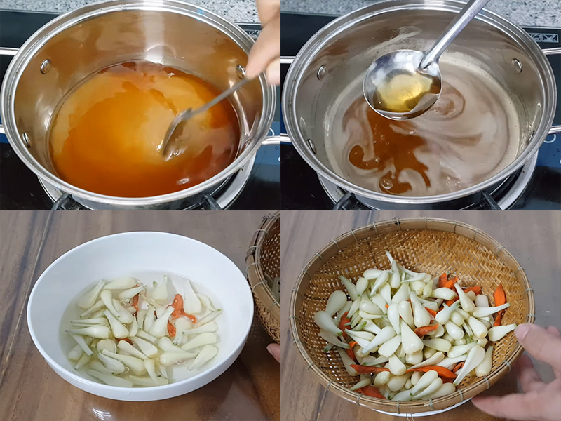 Cách làm củ kiệu ngâm mắm giòn ngon, đậm đà hương vị Tết
