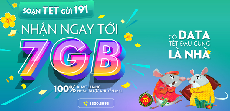 Nhận đến 7G miễn phí từ Viettel