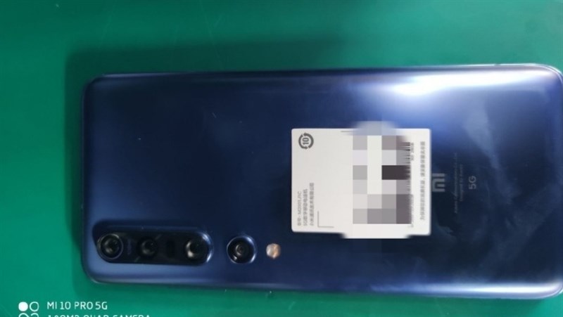 Xiaomi Mi 10 Pro lần đầu lộ ảnh thực tế: 4 camera 108MP, sạc nhanh 65W, hỗ trợ 5G Xiaomi Mi 10 Pro lần đầu lộ ảnh thực tế: 4 camera 108MP, sạc nhanh 65W, hỗ trợ 5G
