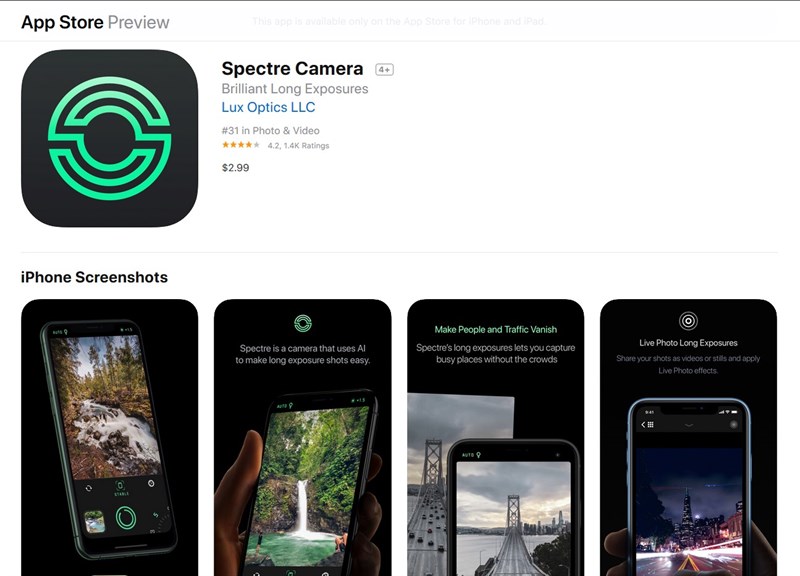 Camera Spectre Camera Spectre