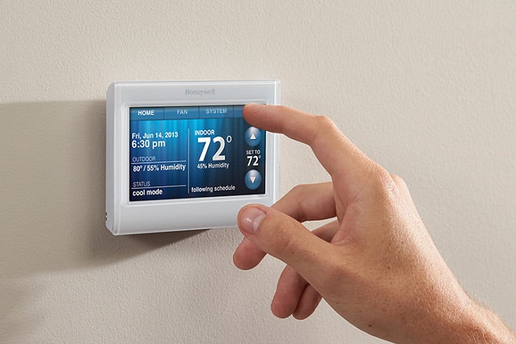 Tổng hợp các thiết bị tương thích với Google Assistant và hệ thống Google Home > Honeywell Color Thermostat