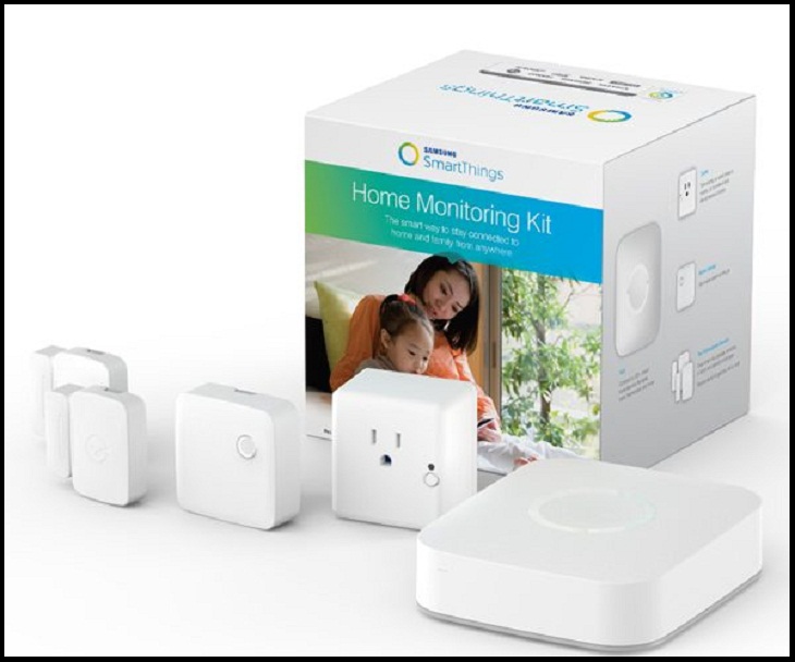 Tổng hợp các thiết bị tương thích với Google Assistant và hệ thống Google Home > Samsung SmartThings Home Monitoring Kit (bộ giám sát nhà Samsung SmartThings)