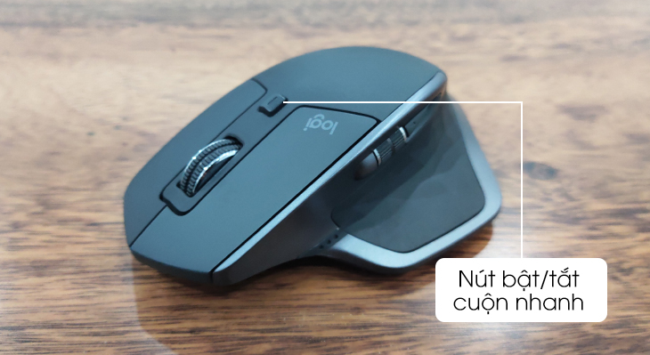 Trang bị tính năng cuộn nhanh - Chuột không dây Logitech MX Master 2S Đen