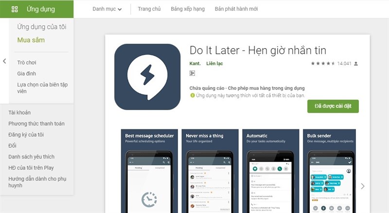 Do It Later: hẹn giờ gửi tin nhắn