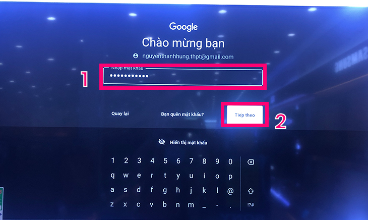 Nhập mật khẩu