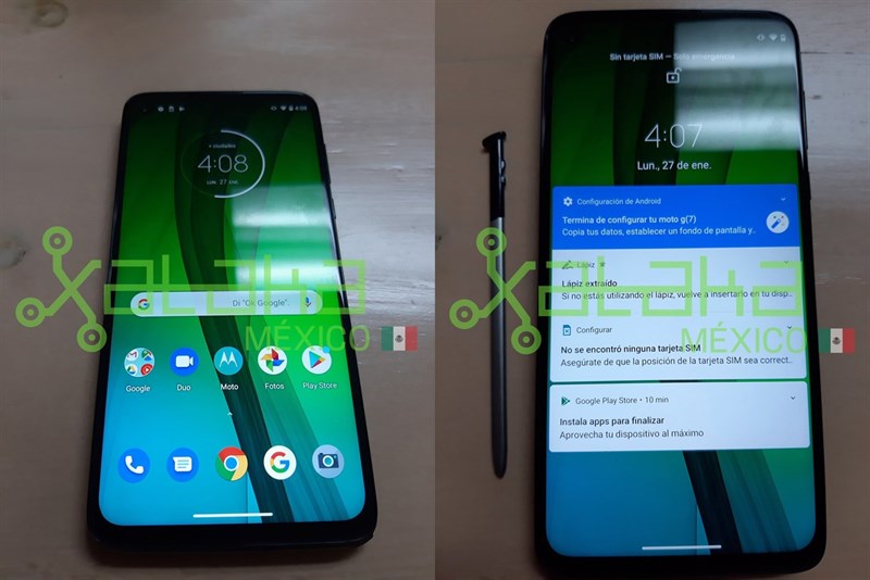 Moto G Stylus lộ ảnh ngoài đời thực
