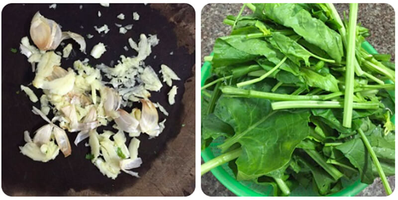 How to make stir-fried spinach with minced meat simple, delicious, increase resistance