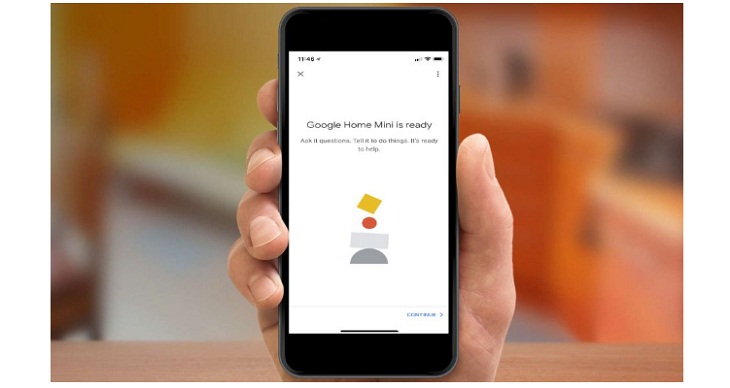 Hướng dẫn chi tiết cách thiết lập và cài đặt Google Home Mini khi mới mua về > Bạn tiếp tục nhấn nút Next. 