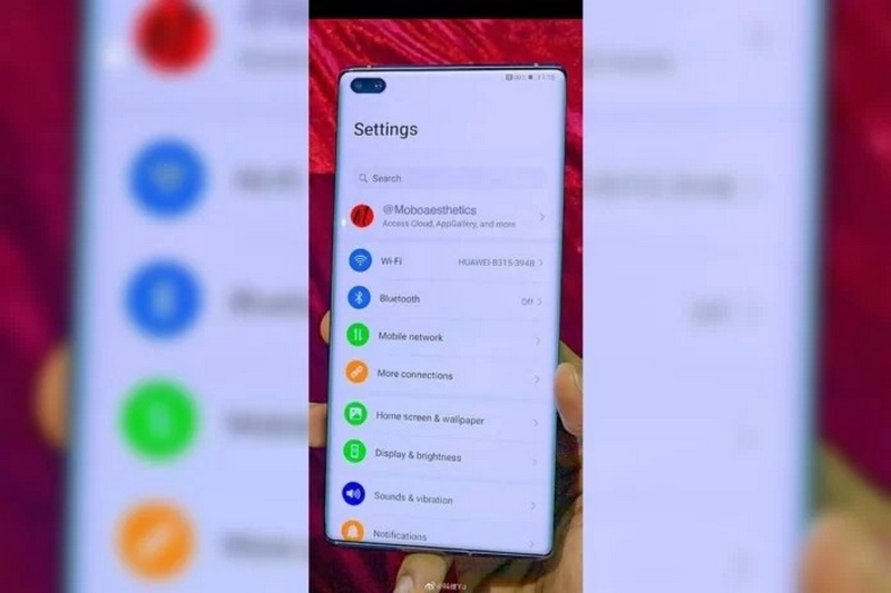 Huawei P40 Pro pin 5.500 mAh lộ ảnh thực tế với viền cạnh màn hình “mất hút”