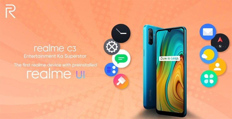 Realme C3 chính thức trình làng: Giao diện Realme UI, chip Helio G70, giá hơn 2 triệu