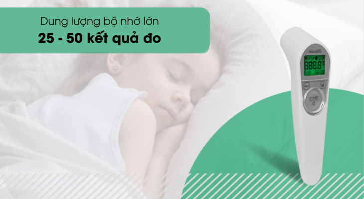 Chọn mua nhiệt kế điện tử có dung lượng bộ nhớ lớn