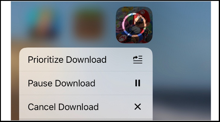 10 cách khắc phục sự cố không tải được ứng dụng trên iPhone > Tạm dừng và tiếp tục tải xuống ứng dụng