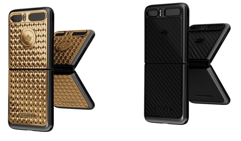 Galaxy Z Flip phiên bản mạ vàng và mạ titan