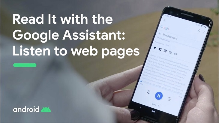 Google Assistant độc các trang web cho bạn