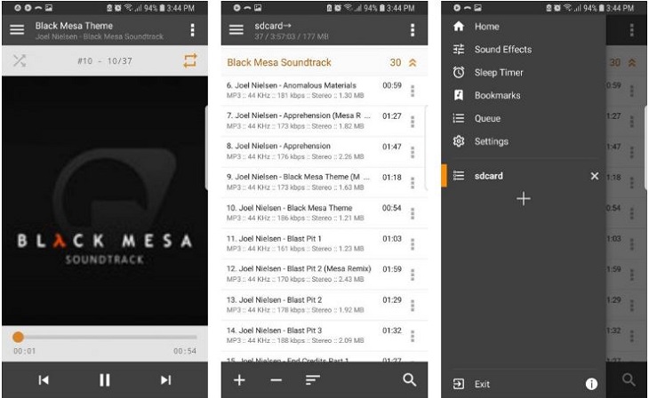 Top 15 best offline music applications on Android phones