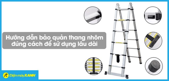 5 điều cần lưu ý để thang nhôm bền tốt hơn