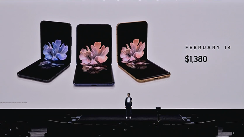 Trên tay Samsung Galaxy Z Flip Trên tay Samsung Galaxy Z Flip