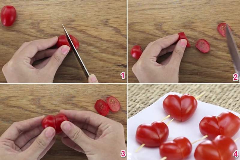 Mẹo trang trí các món ăn ngày Valentine trở nên đẹp mắt và hấp dẫn hơn Mẹo trang trí các món ăn ngày Valentine trở nên đẹp mắt và hấp dẫn hơn