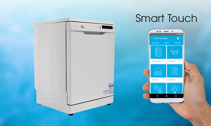 Các tính năng trên máy rửa chén hiện nay > Các tính năng trên máy rửa chén hiện nay - Công nghệ Smarttouch 