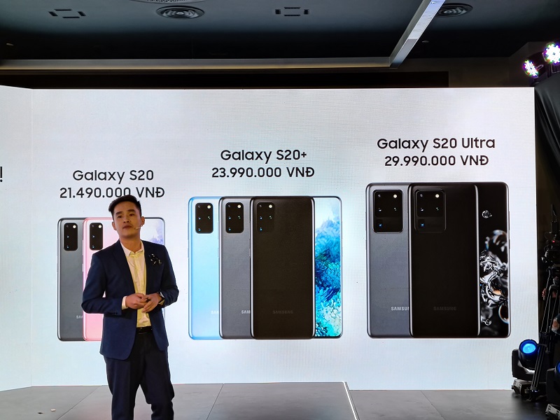 Galaxy S20 series chính thức ra mắt tại Việt Nam Galaxy S20 series chính thức ra mắt tại Việt Nam