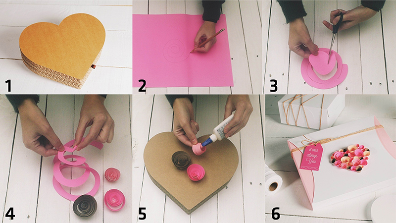Trang trí hộp quà tặng Valentine, tặng là yêu ngay Trang trí hộp quà tặng Valentine, tặng là yêu ngay