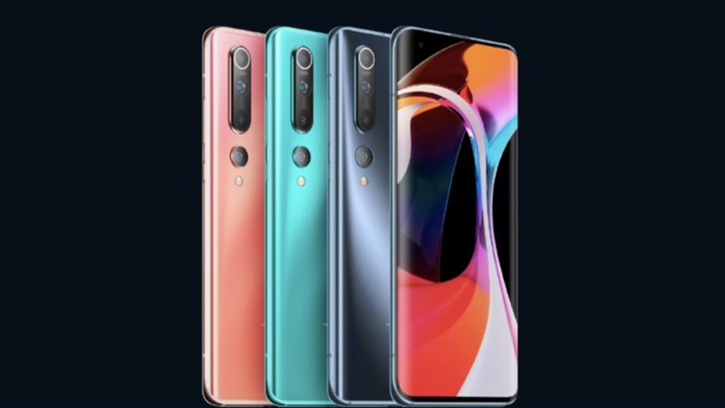 Các phiên bản màu của dòng Xiaomi Mi 10