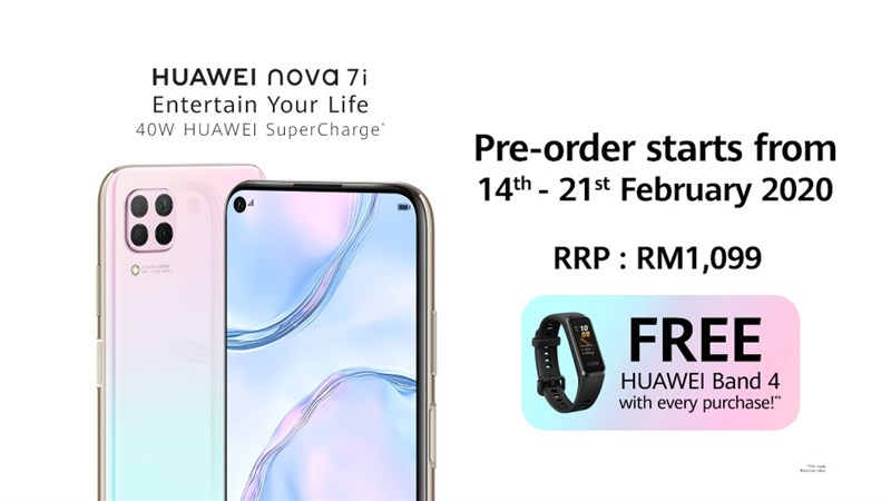 Huawei Nova 7i ra mắt: Màn hình 6.4 inch, chip Kirin 810, pin 4.200 mAh, giá 6.1 triệu đồng