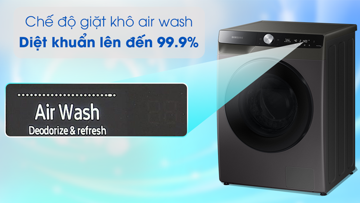 Máy giặt Samsung được tích hợp công nghệ giặt khử mùi & kháng khuẩn Air Wash Máy giặt Samsung được tích hợp công nghệ giặt khử mùi & kháng khuẩn Air Wash
