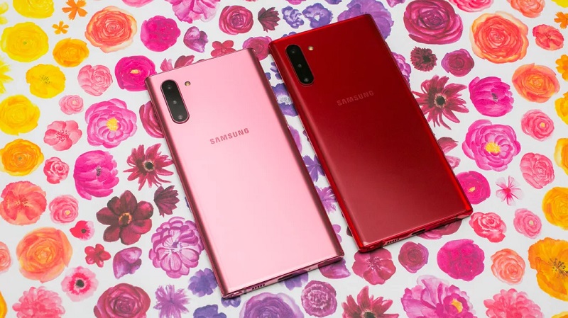 Samsung Galaxy Note 10 phiên bản màu Hồng và Đỏ
