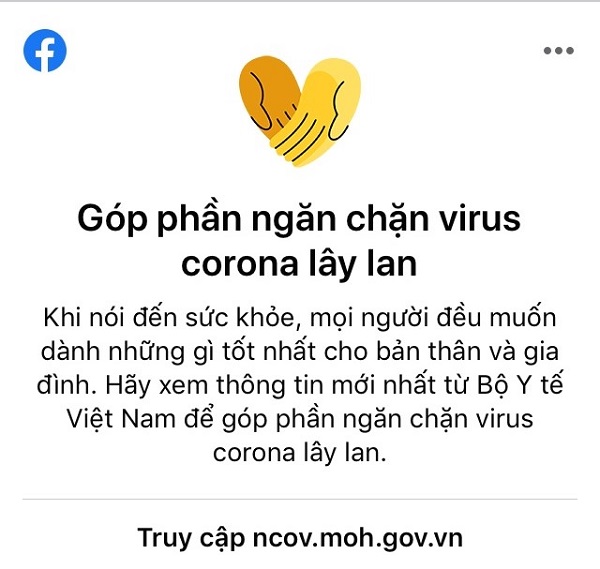Facebook ra mắt tính năng cập nhật tin tức về virus Covid-19 ngay trên News Feed Facebook ra mắt tính năng cập nhật tin tức về virus Covid-19 ngay trên News Feed
