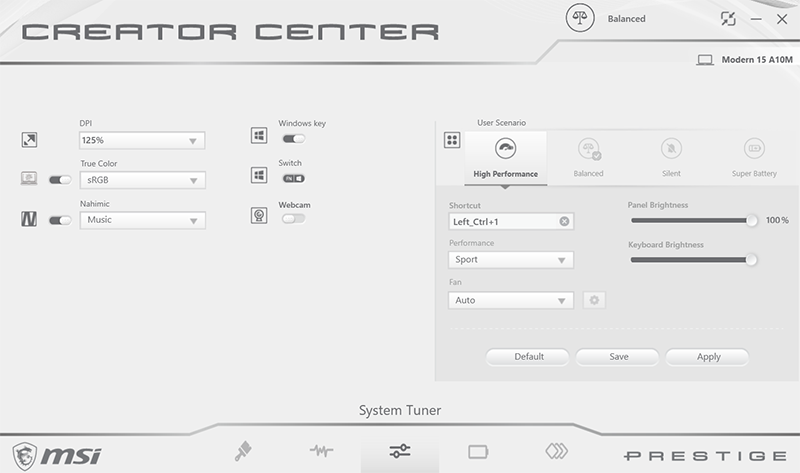 Đánh giá nhanh laptop MSI Modern 15 A10M