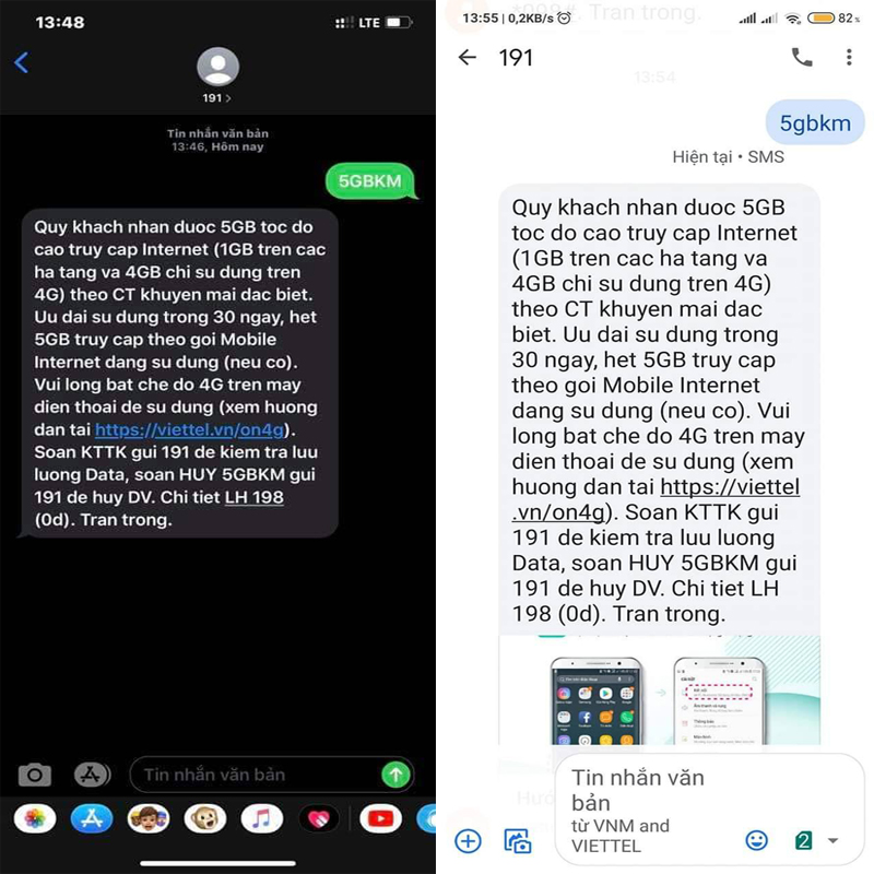 Nhận ưu đãi 4G Viettel Nhận ưu đãi 4G Viettel
