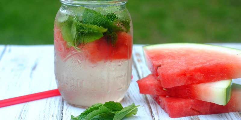 Detox dưa hấu bạc hà