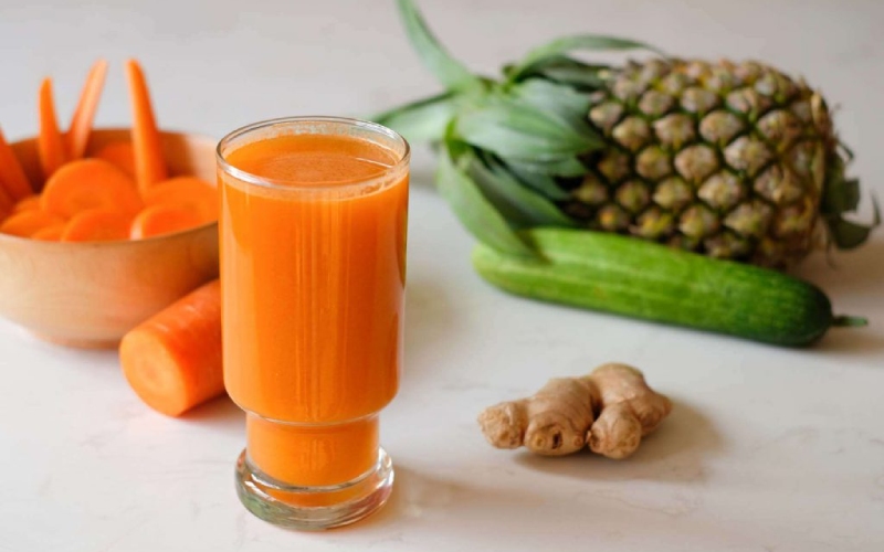 How to make carrot juice for weight loss, beautiful skin effectively